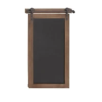 28" Brown Farmhouse Wood Wall Decor