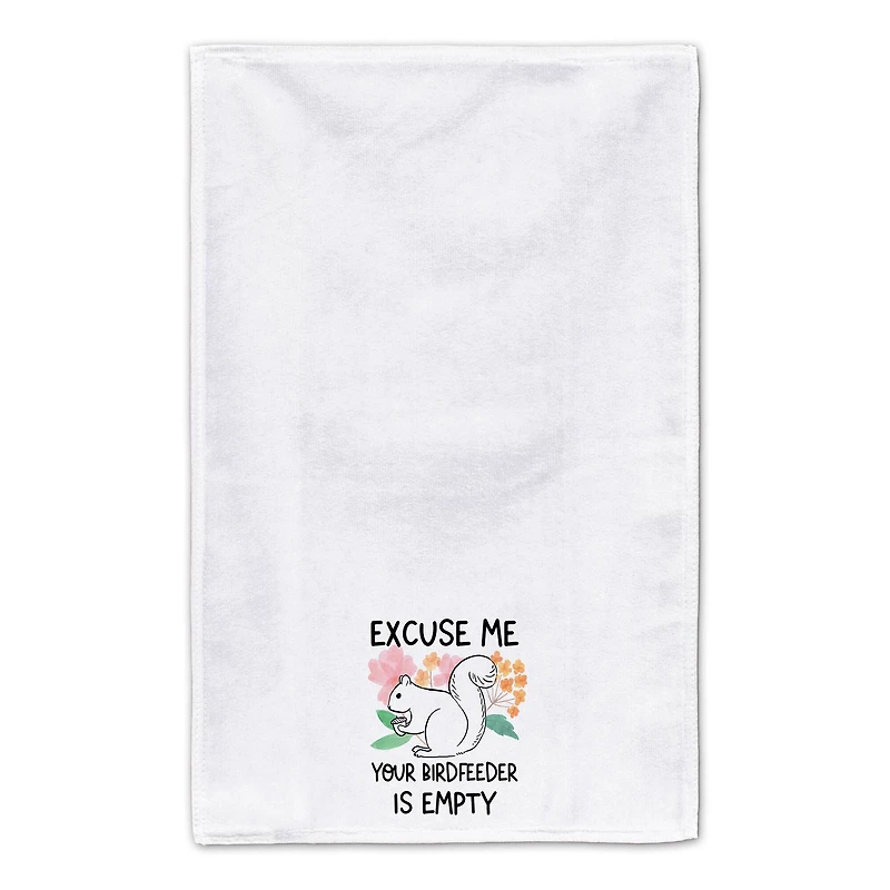 Squirrel In a Bird Feeder Tea Towel Set