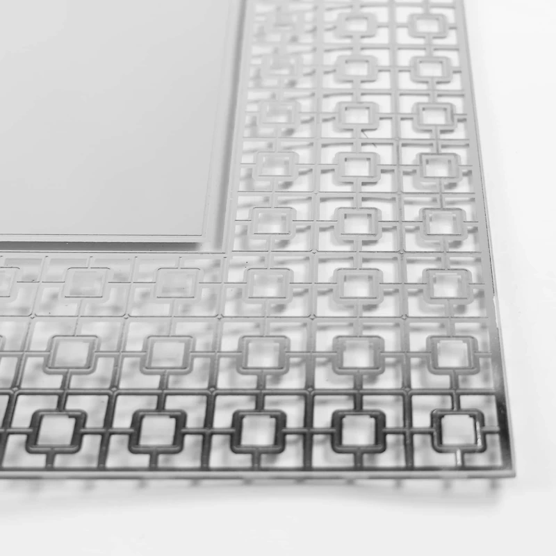 Head West® 29" Geometric Square Lattice Trellis Accent Wall Mirror