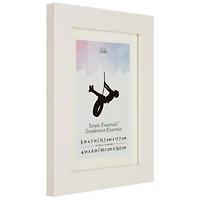 Simply Essentials™ 4" x 6" White Frame with Mat by Studio Décor®