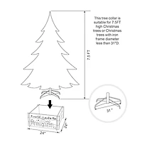 Glitzhome® 24" Nativity Scene Tree Collar