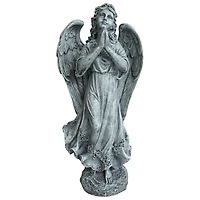 Santa's Workshop 30" Gray Praying Angel Accent