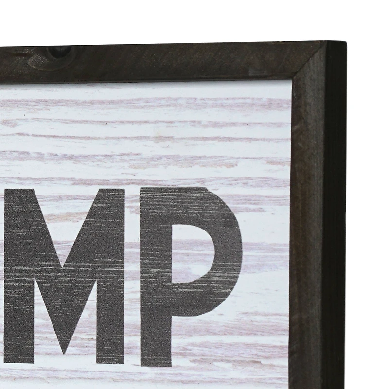 American Art Décor™ 36" Fish, Hunt, Camp Wood Novelty Wall Sign