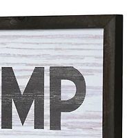 American Art Décor™ 36" Fish, Hunt, Camp Wood Novelty Wall Sign