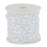 10mm Clear Faceted Disc Plastic Bead Garland, 50ft. by Bead Landing™