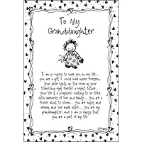 To My Granddaughter Children of the Inner Marci Plaque with Easel & Hanger 