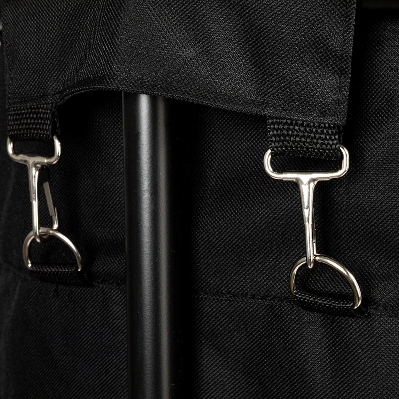 Household Essentials 32" Black Round Laundry Hamper