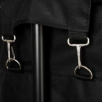 Household Essentials 32" Black Round Laundry Hamper