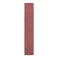 90" Red Twinkle Cotton Twill Runner