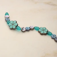 Santa Fe Czech Glass Flower & Leaf Bead Mix by Bead Landing™