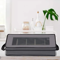 Household Essentials 19" Windowed Flatware Storage Chest