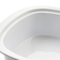 Gibson Elite® 1.9qt. White Ceramic Casserole with Glass Lid