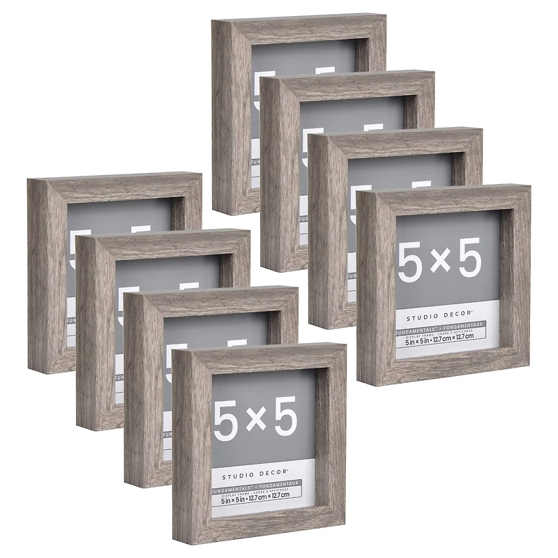 8 Pack: Fundamentals™ 5" x 5" Display Frame by Studio Décor