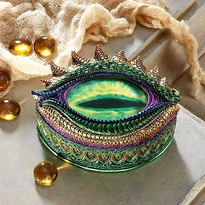 Design Toscano 4" Eye of the Evil Dragon Sculptural Box
