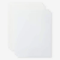 Cricut® White US Letter Waterproof Sticker Set, 6ct.