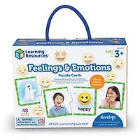 Learning Resources Feelings & Emotions Puzzle Cards