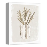 Pampas Jug Striped 11" x 14" Canvas Wall Art