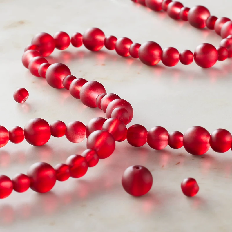 Matte Glass Round Beads by Bead Landing
