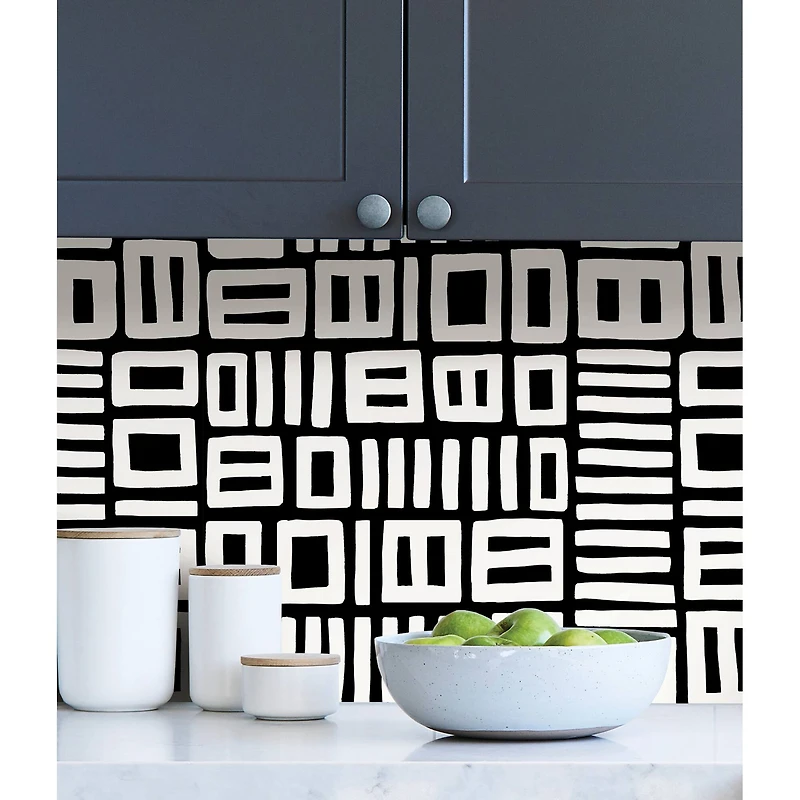 NuWallpaper Black Pepper Paperie Peel & Stick Wallpaper