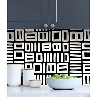 NuWallpaper Black Pepper Paperie Peel & Stick Wallpaper