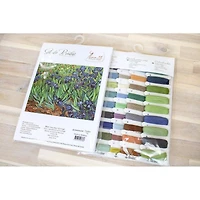 Luca-s Irises, Reproduction Of Van Gogh Counted Cross Stitch Kit