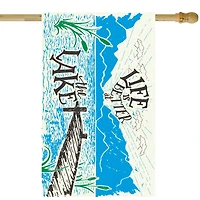 Life is Better at the Lake Doormat