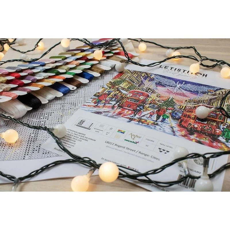 Letistitch Regent Street/Range: Cities Counted Cross Stitch Kit