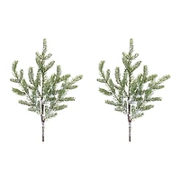 Wintry Green & Brown Pine Spray, 2ct.