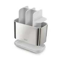 Joseph Joseph EasyStore Steel Toothbrush Caddy Large - White