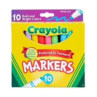 12 Packs: 10 ct. (120 total) Crayola® Bold and Bright Broad Line Markers