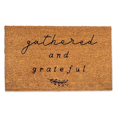 Gathered And Grateful 30" x 18" Door Mat