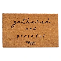 Gathered And Grateful 30" x 18" Door Mat