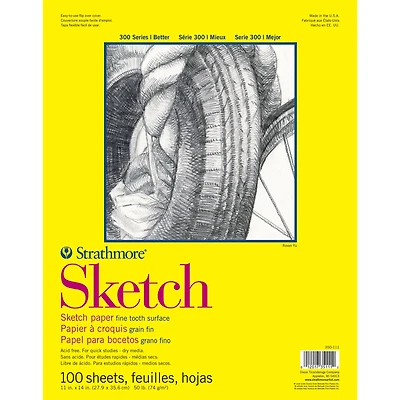 Strathmore® 300 Series Sketch Paper Pad
