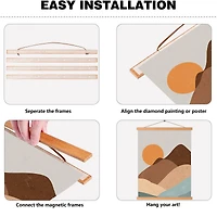 Sparkly Selections Magnetic Wooden Frame for Diamond Painting or Posters