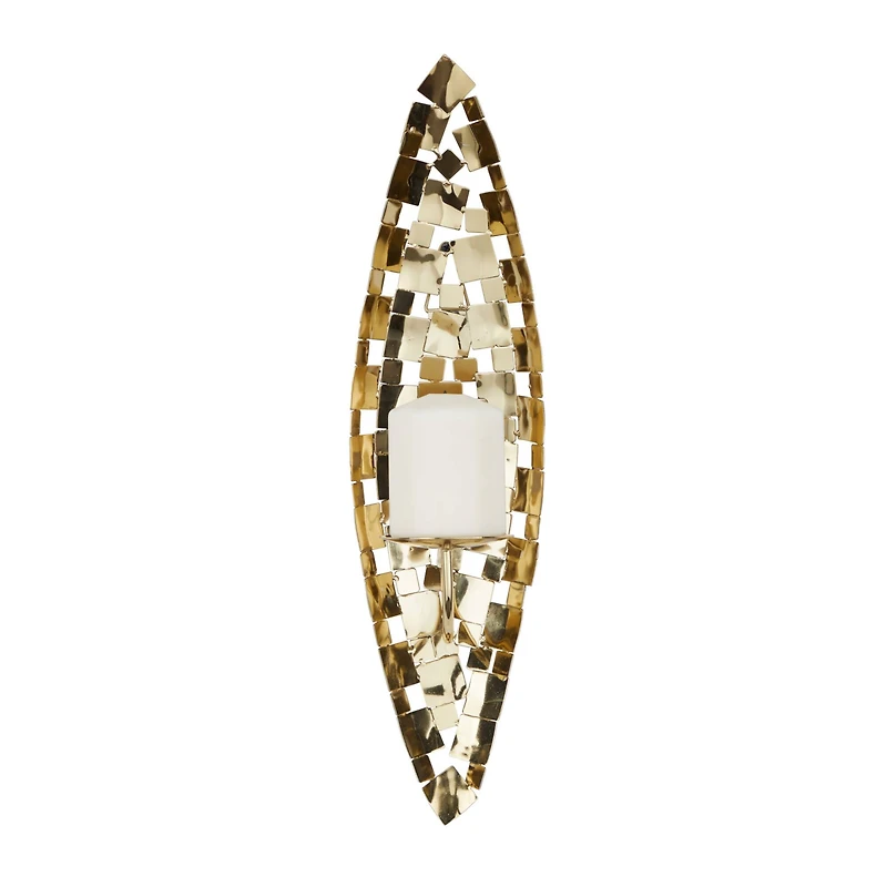 20" Gold Contemporary Wall Sconce
