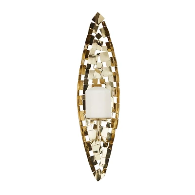 20" Gold Contemporary Wall Sconce