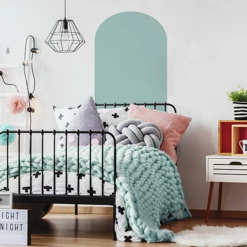 RoomMates X-Large Teal Arch Peel & Stick Wall Decal