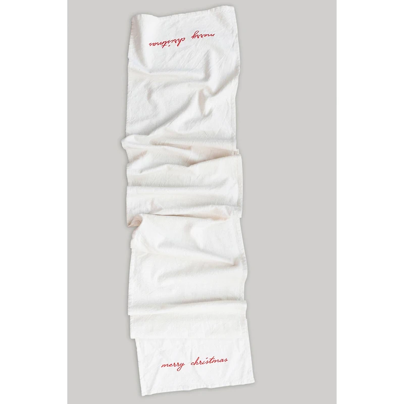 Hello Honey® 6ft. Embroidered Cotton Table Runner