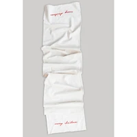 Hello Honey® 6ft. Embroidered Cotton Table Runner