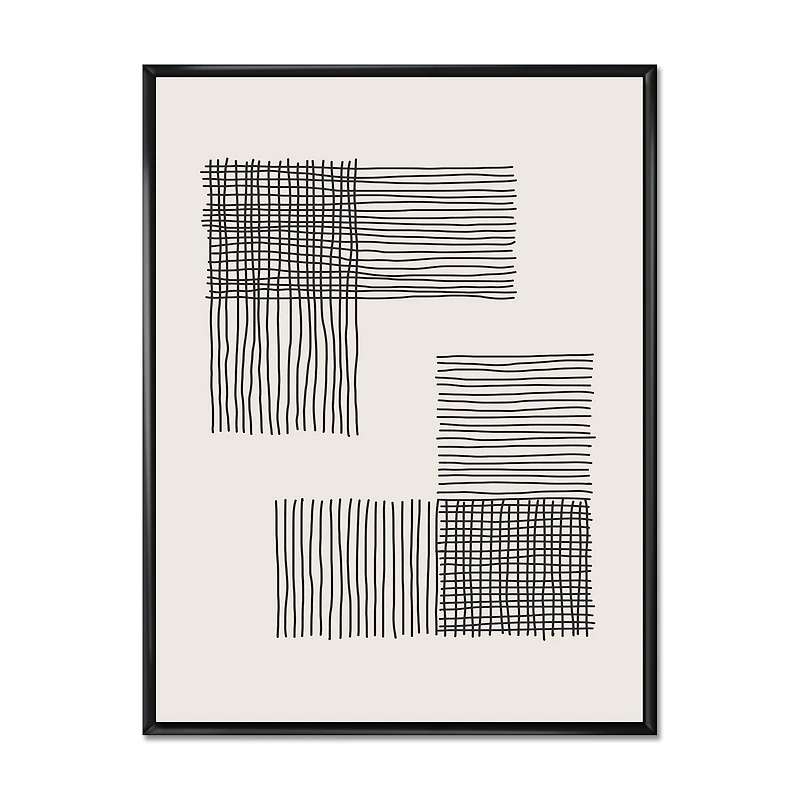 Designart - Minimal Geometric Compostions Of Elementary Forms XXI