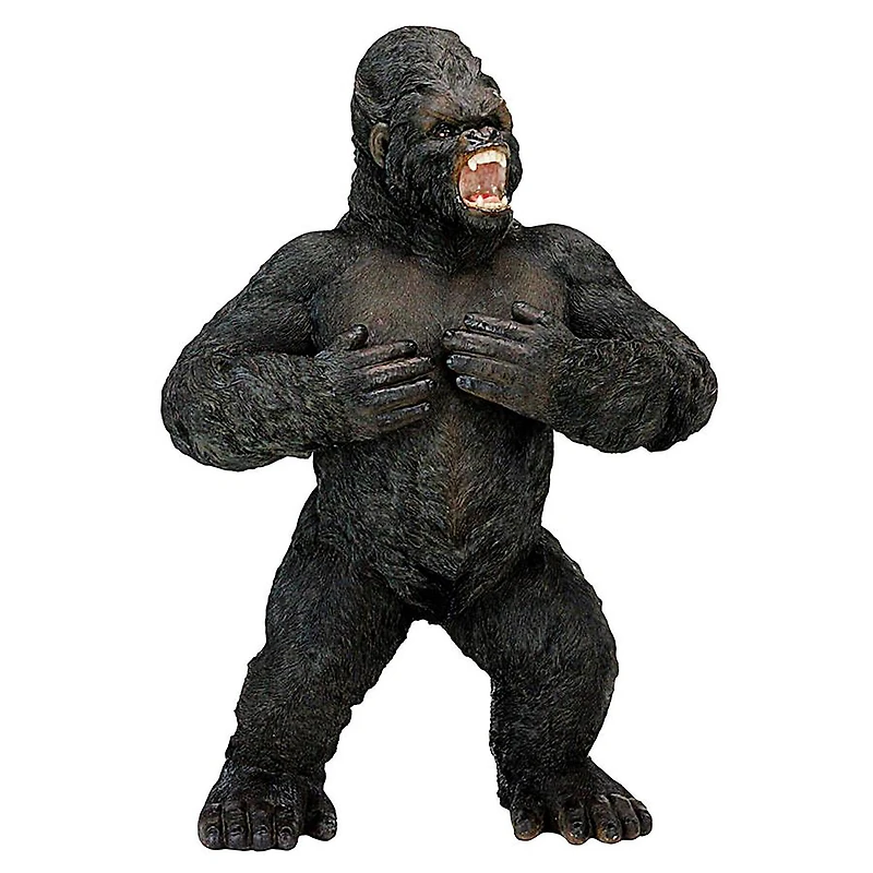 Design Toscano 25" Great Ape Monster Jungle Animal Statue