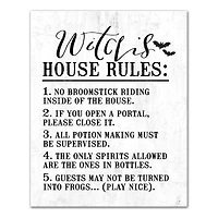 Witch House Rules Canvas Wall Art