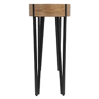 Hello Honey® 46" Astoria Wood Console Table with Metal Hairpin Legs