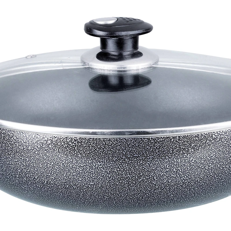 Brentwood 11" Nonstick Aluminum Wok with Lid