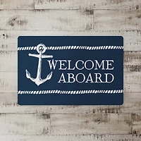 Welcome Aboard Floor Mat, 27" x 18"