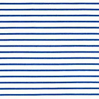 White & Navy Stripes Cotton Fabric Mini Bolt by Loops & Threads®