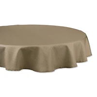 Stone Tonal Lattice Print Outdoor Tablecloth 60" Round