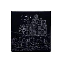 11" x 11" Haunted House Canvas Painting Kit by Craft Smart®