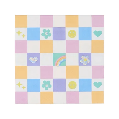 12 Packs: 20 ct. (240 total) Good Vibes Lunch Napkins by Celebrate It™