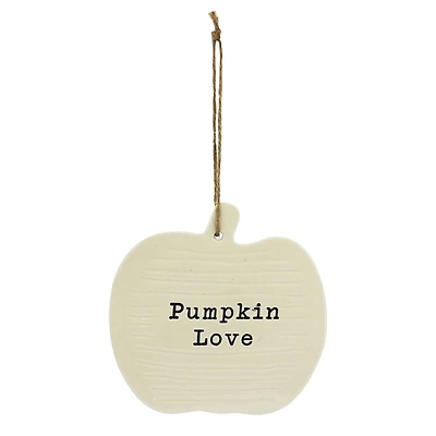 5.5" Pumpkin Love Ceramic Wall Décor by Ashland®